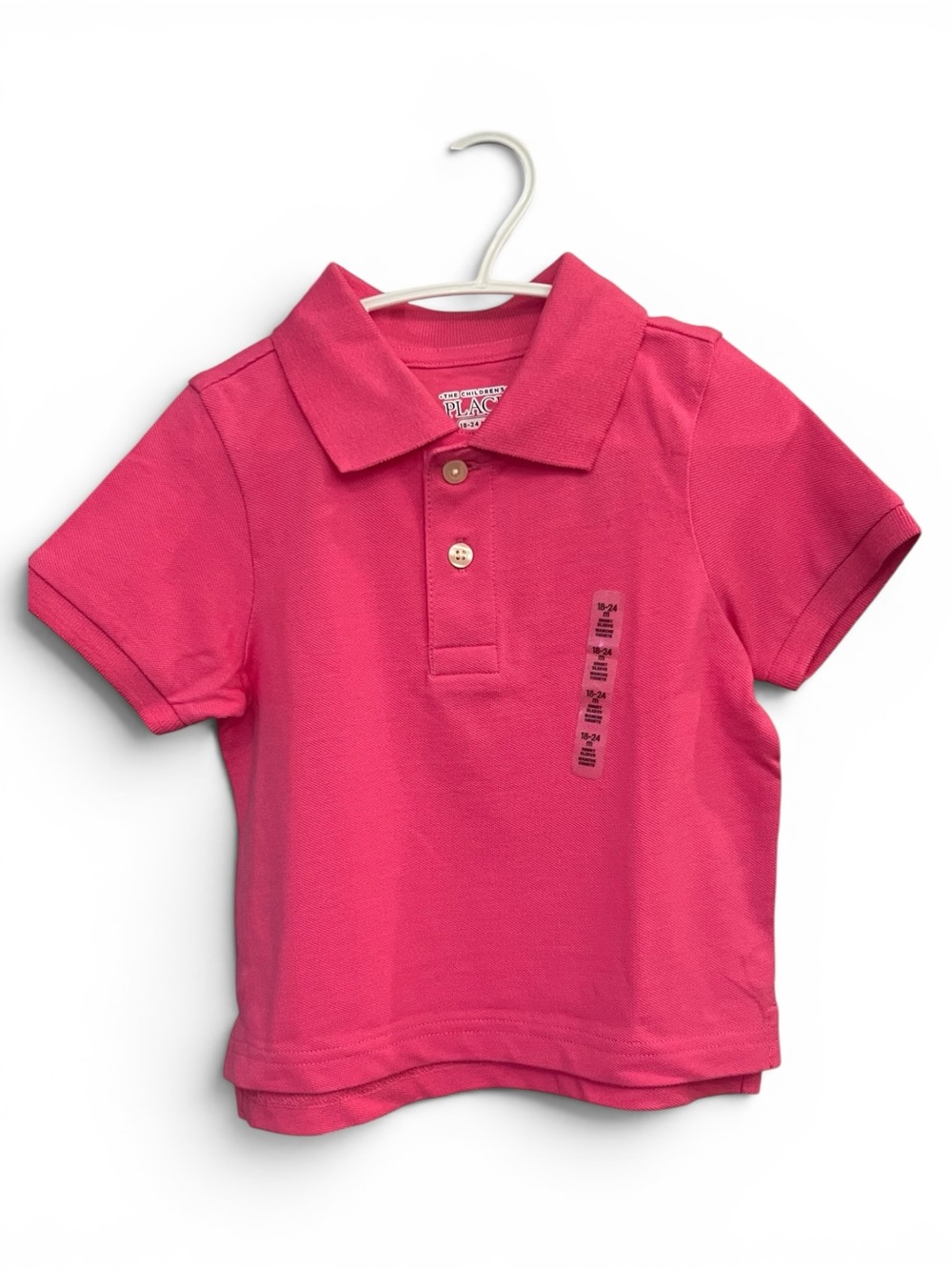 The Children's Place Hot Pink Polo Shirt - Short Sleeve